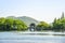 The beautiful landscape scenery of Xihu West Lake and pavilion in Hangzhou CHINA