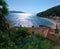 Beautiful landscape, sea view in Kvarner bay