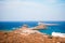 Beautiful landscape with sea view, Mykonos island, Greece