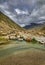 Beautiful Landscape seen on Manali Kaza Road, Himachal Pradesh, India