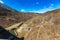 Beautiful landscape seen from top of Bystrzyca water dam to Bystrzyca river