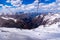 Beautiful landscape snow mountain view of Dagu Glacier National park ,Chengdu, China