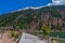 Beautiful landscape snow mountain view of Dagu Glacier National park ,Chengdu, China