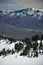 Beautiful landscape at Snowbasin Ski Resort, Utah.