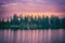 Beautiful landscape, sunset at the lake Strbske pleso, High Tatras, Slovakia