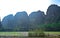 Beautiful landscape of Trang An in Tam Coc, a UNESCO World Heritage Site in Ninh Binh Province, Vietnam