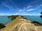 Beautiful landscape under a cloudy sky in Duder Regional Park Peninsula