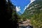 Beautiful landscape in the Valle Verzasca, Ticino