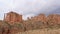 Beautiful landscape view of Binggou Danxia Scenic Area in Sunan Zhangye Gansu Province, China