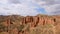 Beautiful landscape view of Binggou Danxia Scenic Area in Sunan Zhangye Gansu Province, China