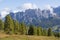 Beautiful landscape view at Cortina Italy Famous landmark at Italy ,Nature wallpaper