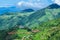 Beautiful landscape view with green Mountains from Kalaw, Shan State, Myanmar