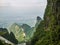 Beautiful landscape view on heaven gate cave on tianmen mountain national park at zhangjiajie city china