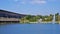 Beautiful landscape view of KRS Dam view from Brindavan Gardens. Perfect picnic spot or weekend gateway for people of Bangalore,