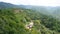 Beautiful landscape view from Maijishan Cave-Temple Complex in Tianshui city, Gansu Province China. A mountain with religious