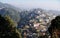 beautiful landscape view of a village in the hills of Mussoorie