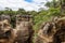 Beautiful landscape view on the way to the Gruta da Lapa Doce cave, Chapada Diamantina in Bahia, Brazil