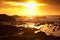 Beautiful landscape of Waikawa bay in sunrise times, South Island, New Zealand