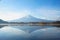 Beautiful landscapes view Mt.Fuji of Japan in the morning