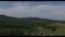 Beautiful landskape with hills. Blue sky background