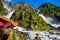 Beautiful Latefossen Latefoss - one of the biggest waterfalls