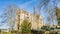 Beautiful lateral view of the Basilica of the Blessed Sacrament or Basilica of Meerssen