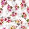 beautiful latest digital textile design flowers and leaves for printing, isolated