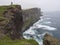 Beautiful Latrabjarg cliffs, Europe`s largest bird cliff and hom