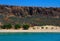 Beautiful lazure bay and  tropical beach at Gramvousa island, Crete, Greece