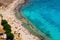 Beautiful lazure bay and  tropical beach at Gramvousa island, Crete, Greece