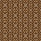 Beautiful leaf motifs on Parang batik with good brown color design