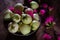 Beautiful light and shade photography Malay apples and Pink Mala