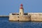Beautiful lighthouse in Valletta -Malta