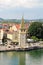 Beautiful Lindau Port Harbour at Lake Constance, Bodensee, Germany