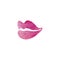 Beautiful lips of woman with pink lipstick. Sexy lip make-up. Open mouth. Sweet kiss.Cosmetics and makeup.