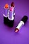 Beautiful lipsticks, cosmetics and make-up