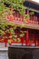Beautiful little apple tree flowers in Forbidden City,Beijing China