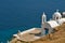 The beautiful little chapel below the Pigadia cemetery on Karapathos island