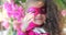 Beautiful little girl in the superhero costume, close up portrait child in the mask of the hero.