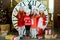 Beautiful little girls with a big clock