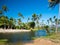 Beautiful and lonely lagoon in a paradise on Puerto Rico, Usa