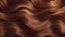 Beautiful long healthy and silky brown hair background with lot of copy space, Generative AI