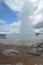 Beautiful Look at a Crater and Strokkur Geyser