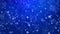 Beautiful Loopable abstract winter snow 4K background falling snowflakes glitter particles.