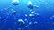 Beautiful Looped Animation of Air Bubbles Underwater. HD 1080