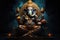 Beautiful Lord Ganesh AI generated