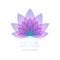 Beautiful lotus flower symbol.