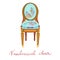 Beautiful Louis XVI classical chair