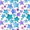 Beautiful lovely cute wonderful graphic bright artistic blue purple stars pattern watercolor
