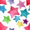 Beautiful lovely cute wonderful graphic bright artistic red pink blue purple green yellow stars pattern watercolor